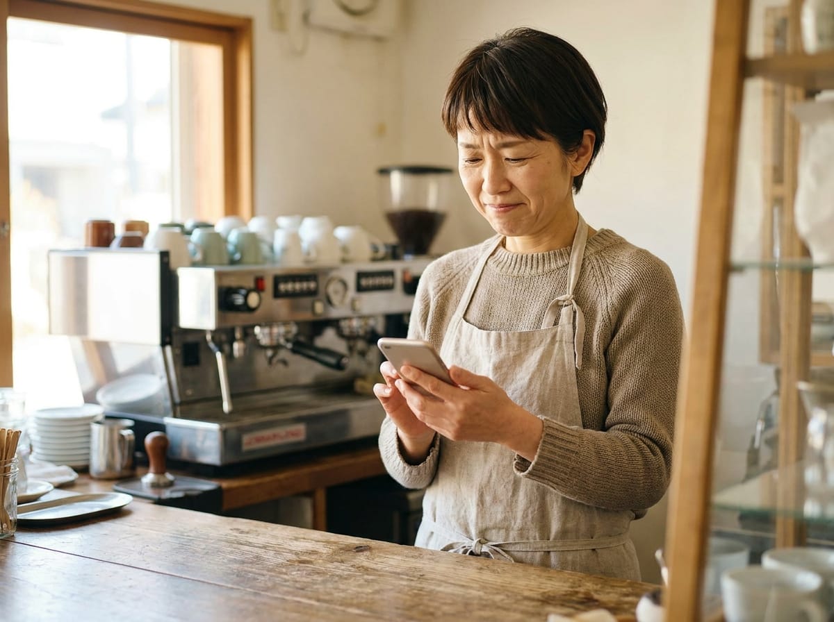 カフェの店主